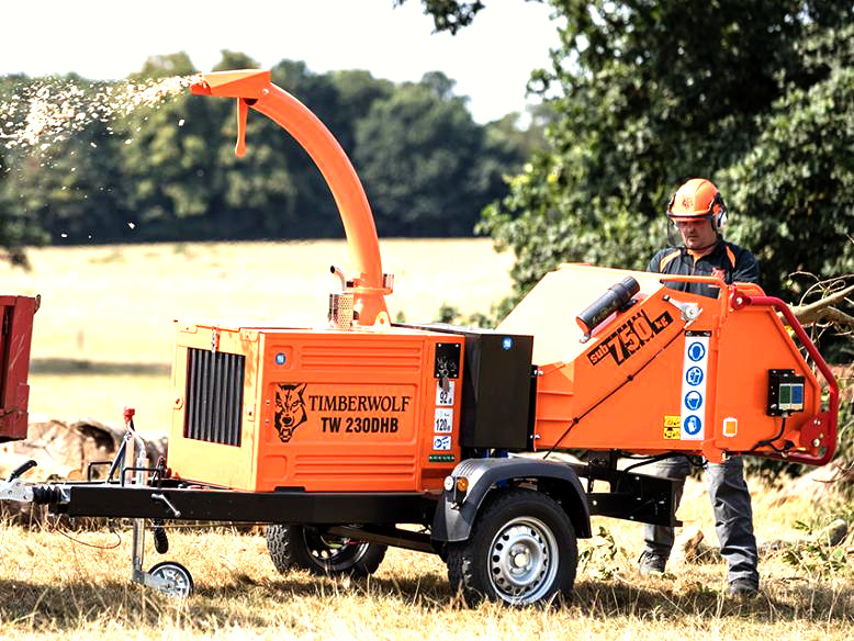 Anhängerhäcksler | Holzhäcksler Timberwolf TW230DHB