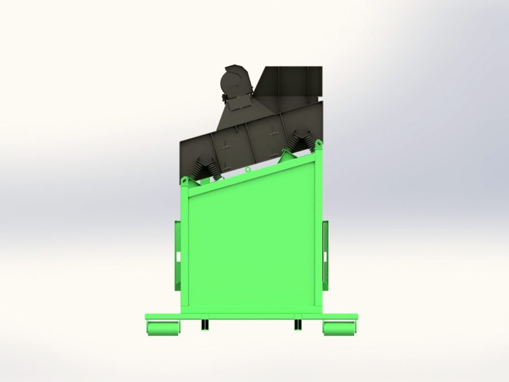 Siebanlage | Flachdecksiebanlage | Recyclingsieb