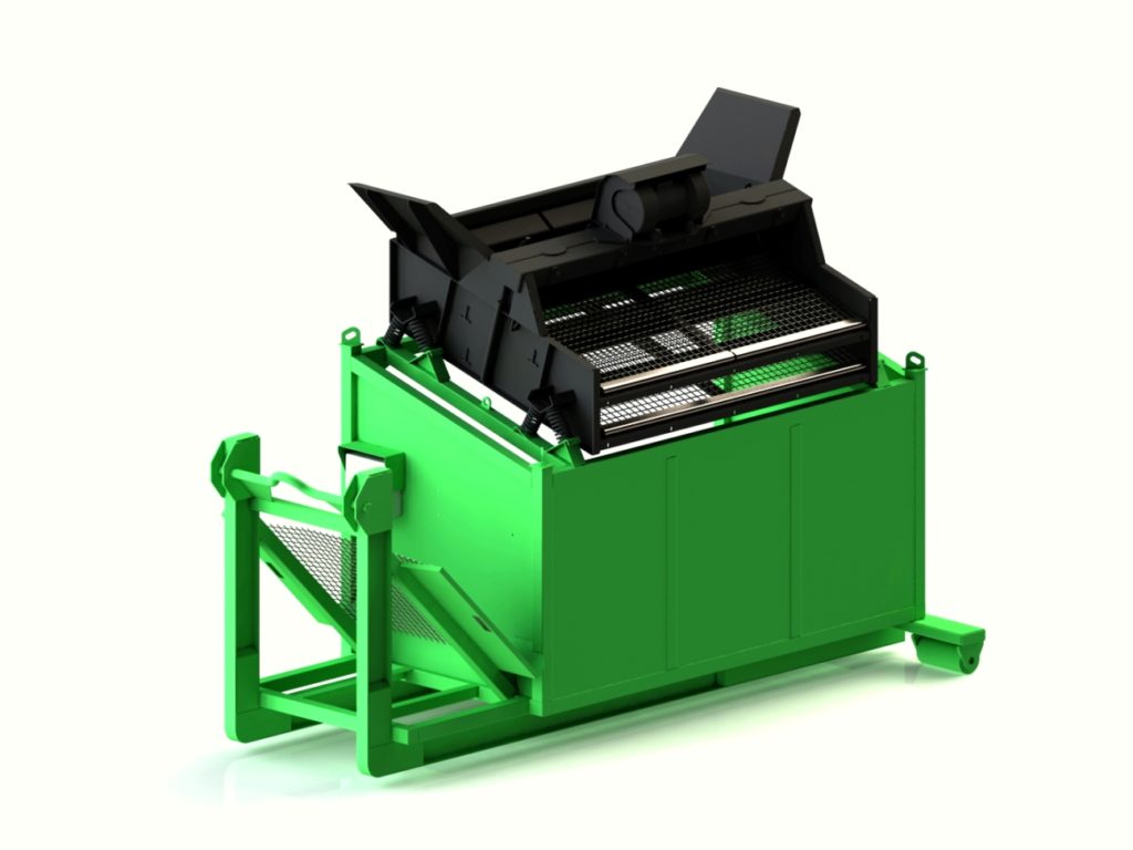 Siebanlage | Flachdecksiebanlage | Recyclingsieb