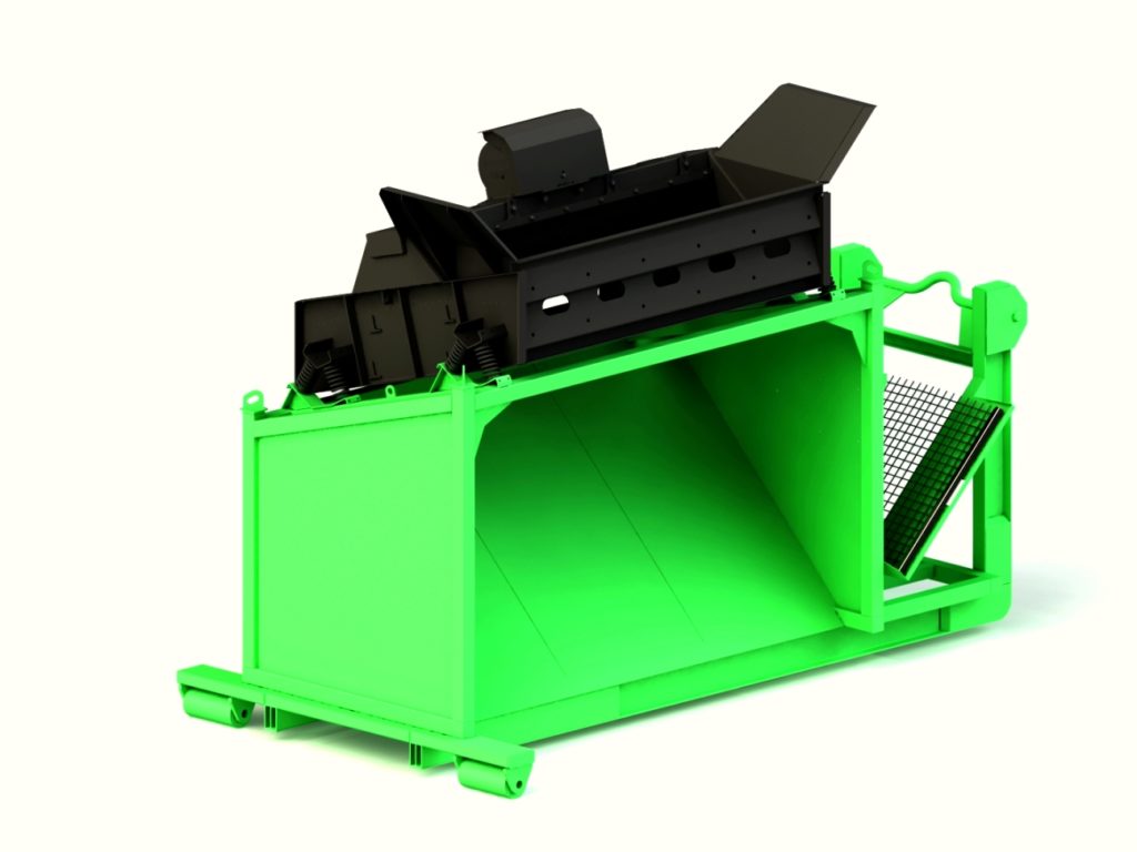 Siebanlage | Flachdecksiebanlage | Recyclingsieb