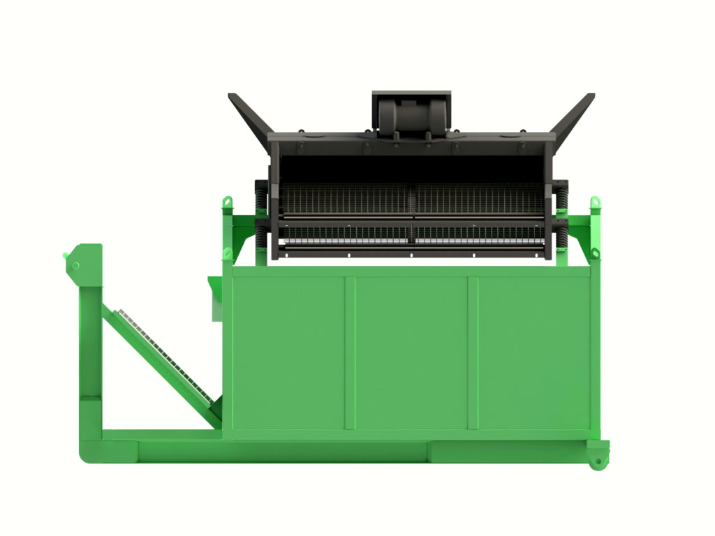 Siebanlage | Flachdecksiebanlage | Recyclingsieb