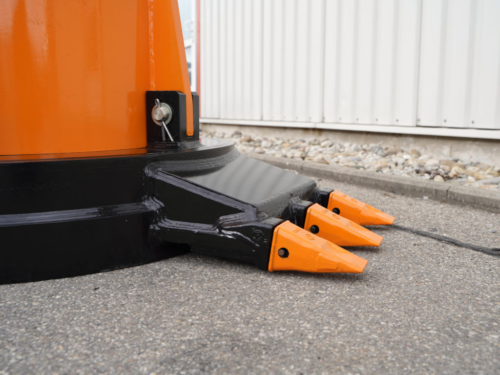 Hydraulikmagnet | Hydraulikmagnet mit Zähnen