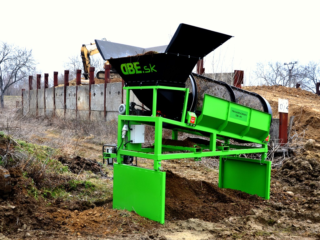 Traserscreen DB-30 Mobile Siebanlage | Siebanlage | Trommelsiebanlage