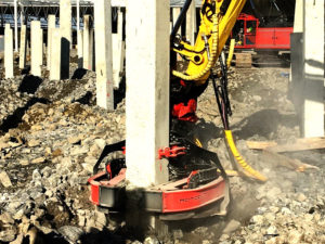 Betonpfahlschneider | Schneidgreifer