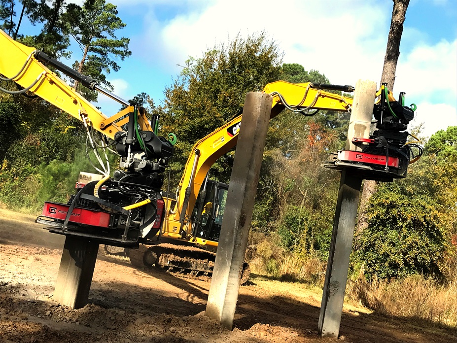 Pfostenschneider für Bagger | Betonpfahlschneider