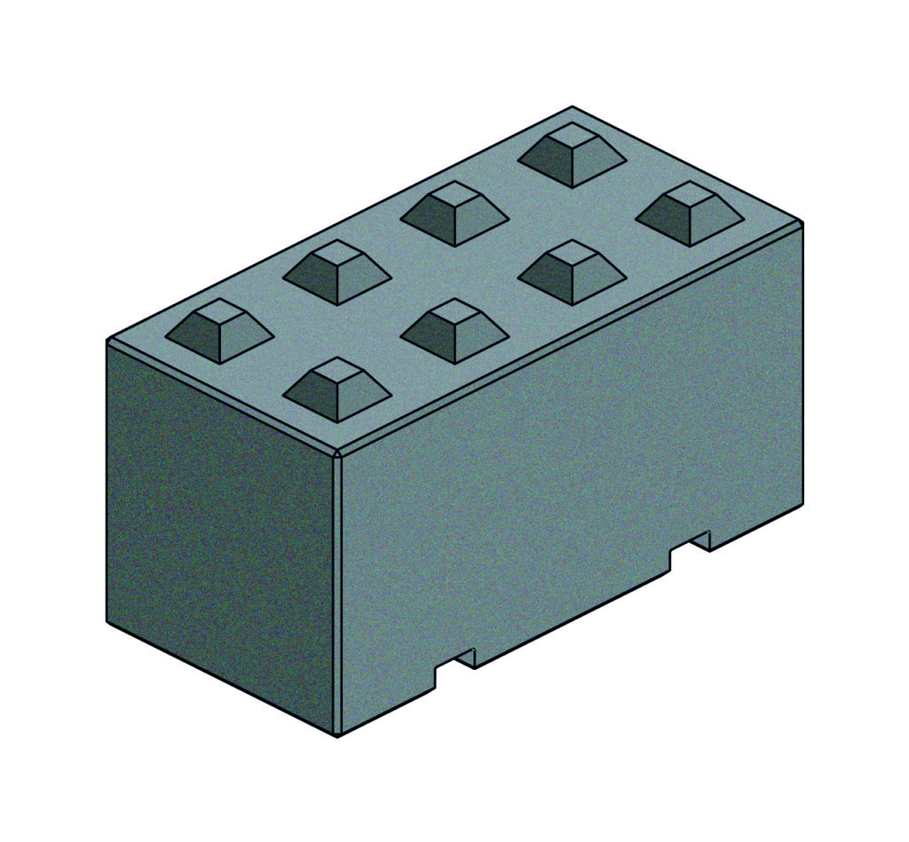 Legoform Beton | Betonblock L1688