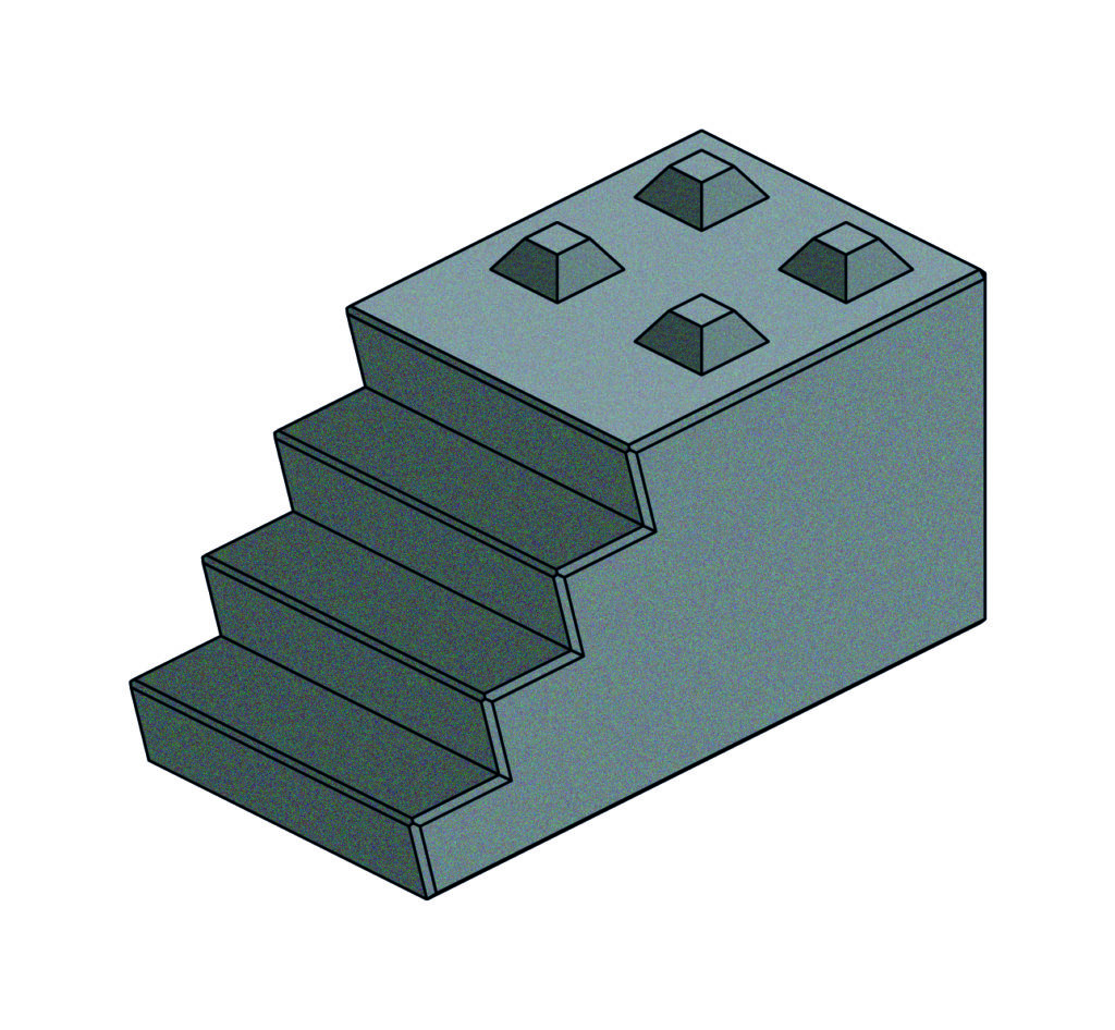 Legoform Beton | Betonblock L1688