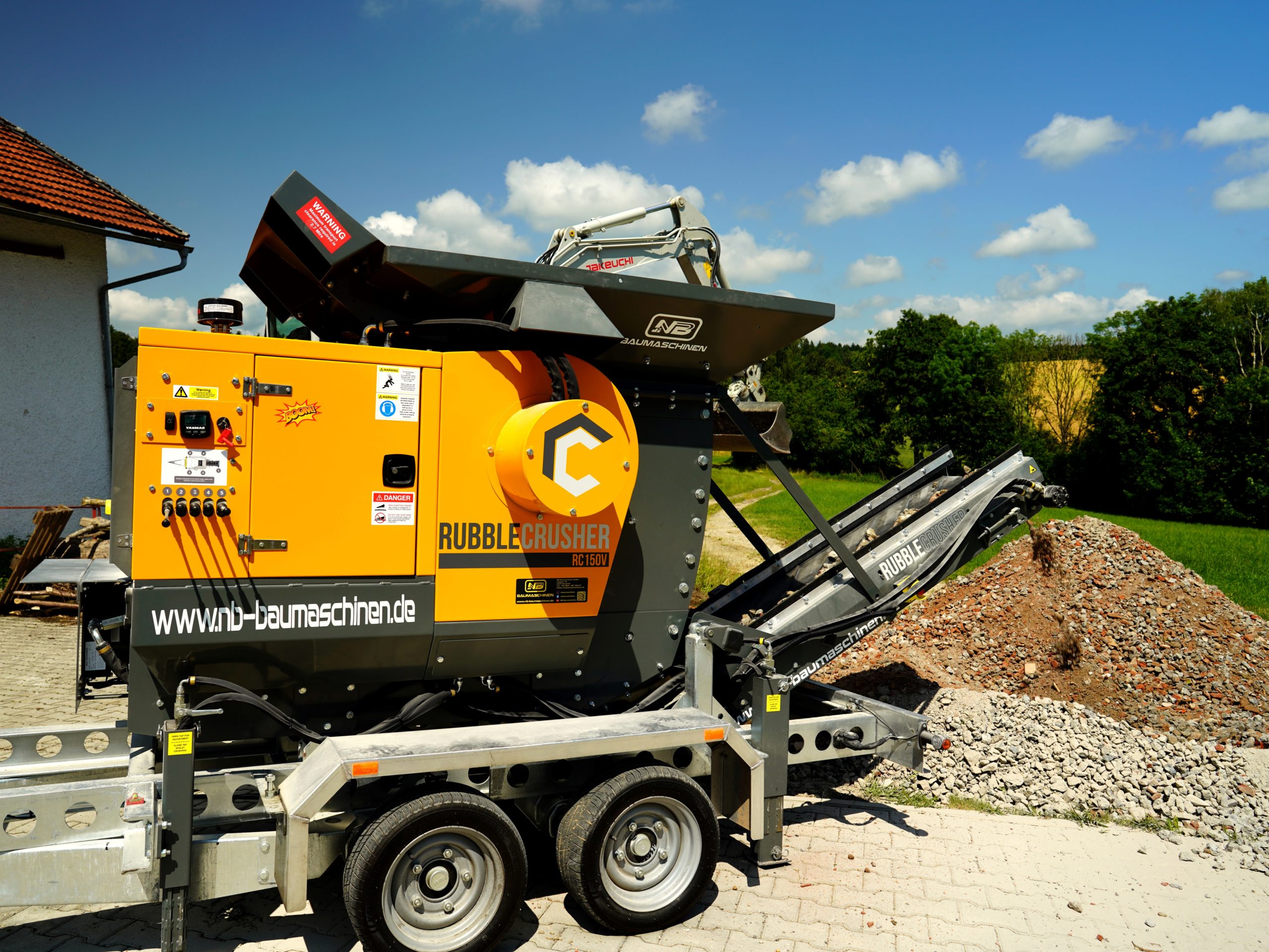 Minibrechanlage Rubble Crusher RC150 NB BAUMASCHINEN minibrechanlage-rubble-crusher-rc150-nb-baumaschinen