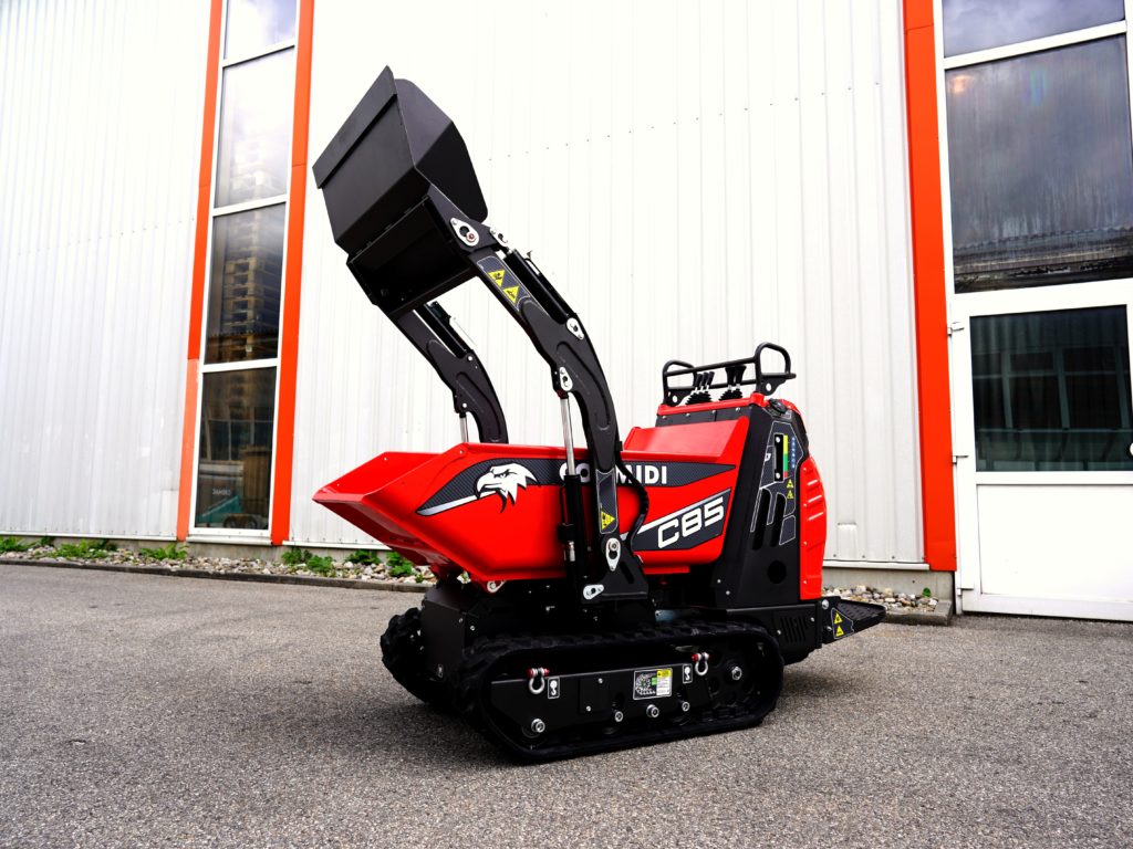 Dumper auf Kettenfahrwerk | Minidumper | Muldenkipper
