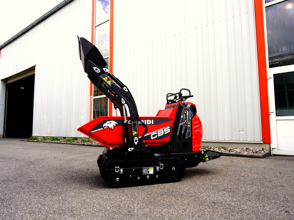 Dumper auf Kettenfahrwerk | Minidumper | Muldenkipper