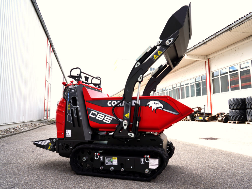 Dumper auf Kettenfahrwerk | Minidumper | Muldenkipper