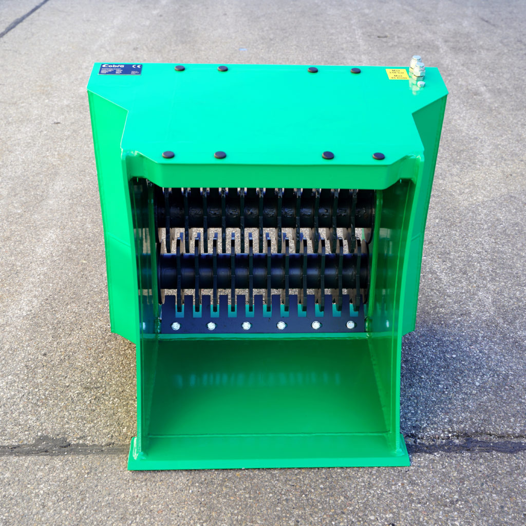 Schaufelseparator für Minibagger | Siebschaufel | Sieblöffel