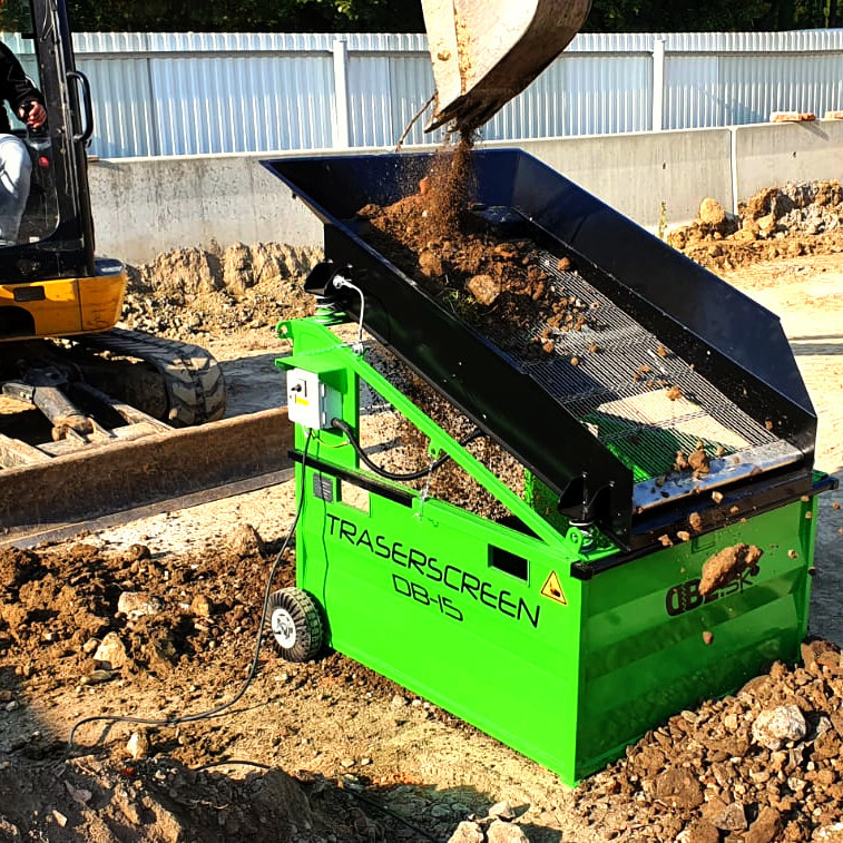 Siebanlage Bagger | Flachdecksiebanlage | Kleine Siebanlage