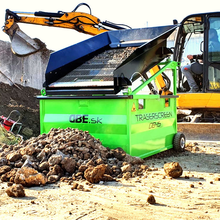 Siebanlage Bagger | Flachdecksiebanlage | Kleine Siebanlage