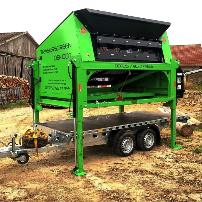 Siebanlage Anhänger DB-100T