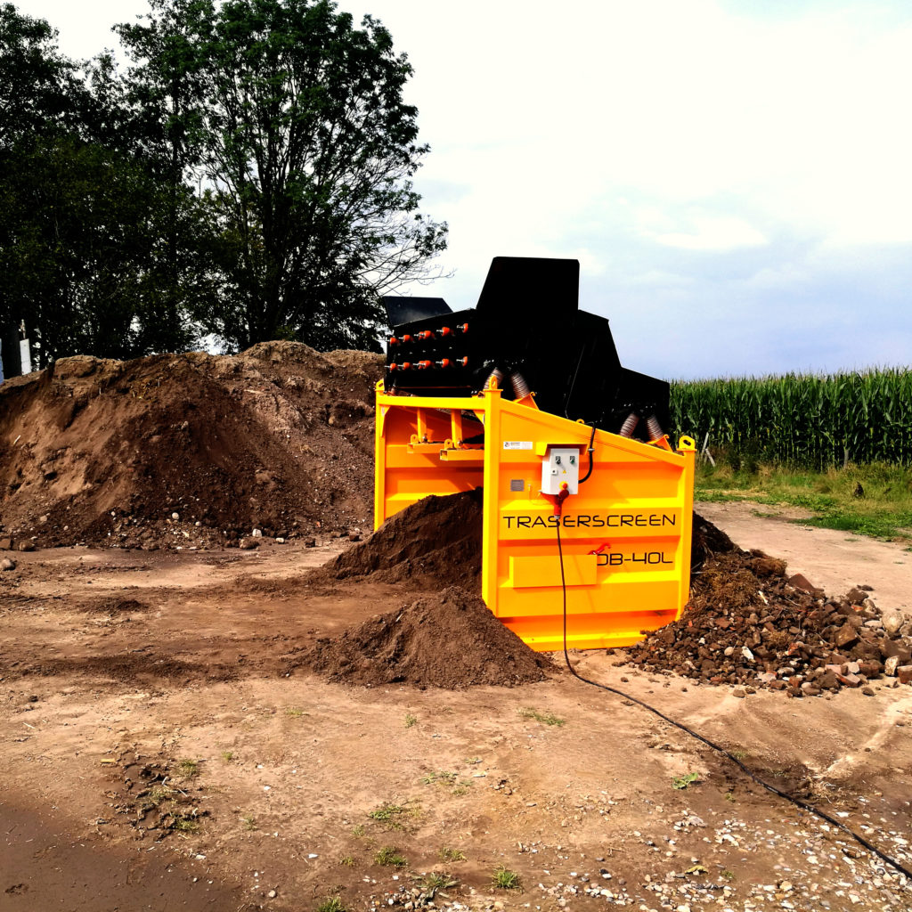 Flachdecksiebanlage - Rüttelsieb Traserscreen DB-40L