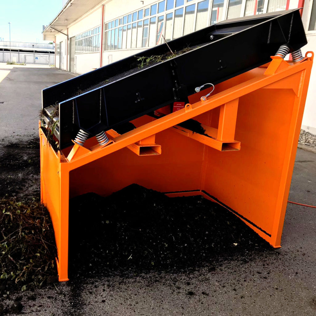Flachdecksiebanlage - Rüttelsieb Traserscreen DB-25S