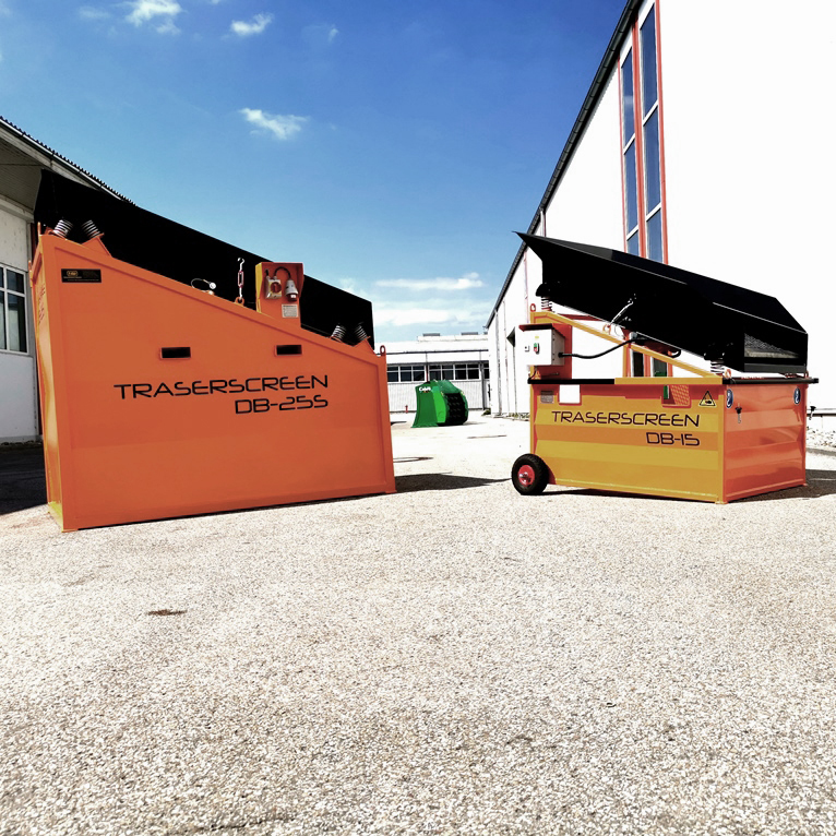 Flachdecksiebanlage - Rüttelsieb Traserscreen DB-25S