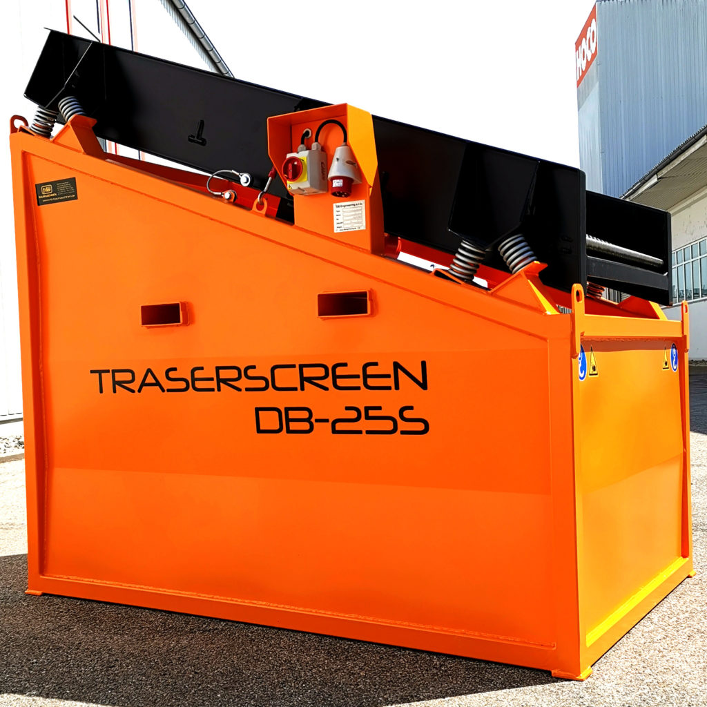 Flachdecksiebanlage - Rüttelsieb Traserscreen DB-25S