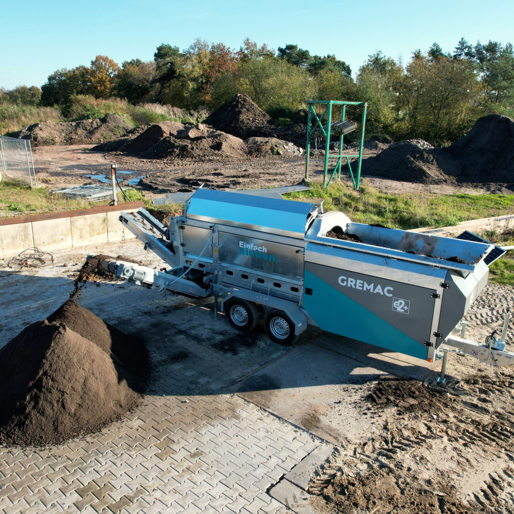 Siebtrommel - Trommelsiebanlage Gremac_e2+