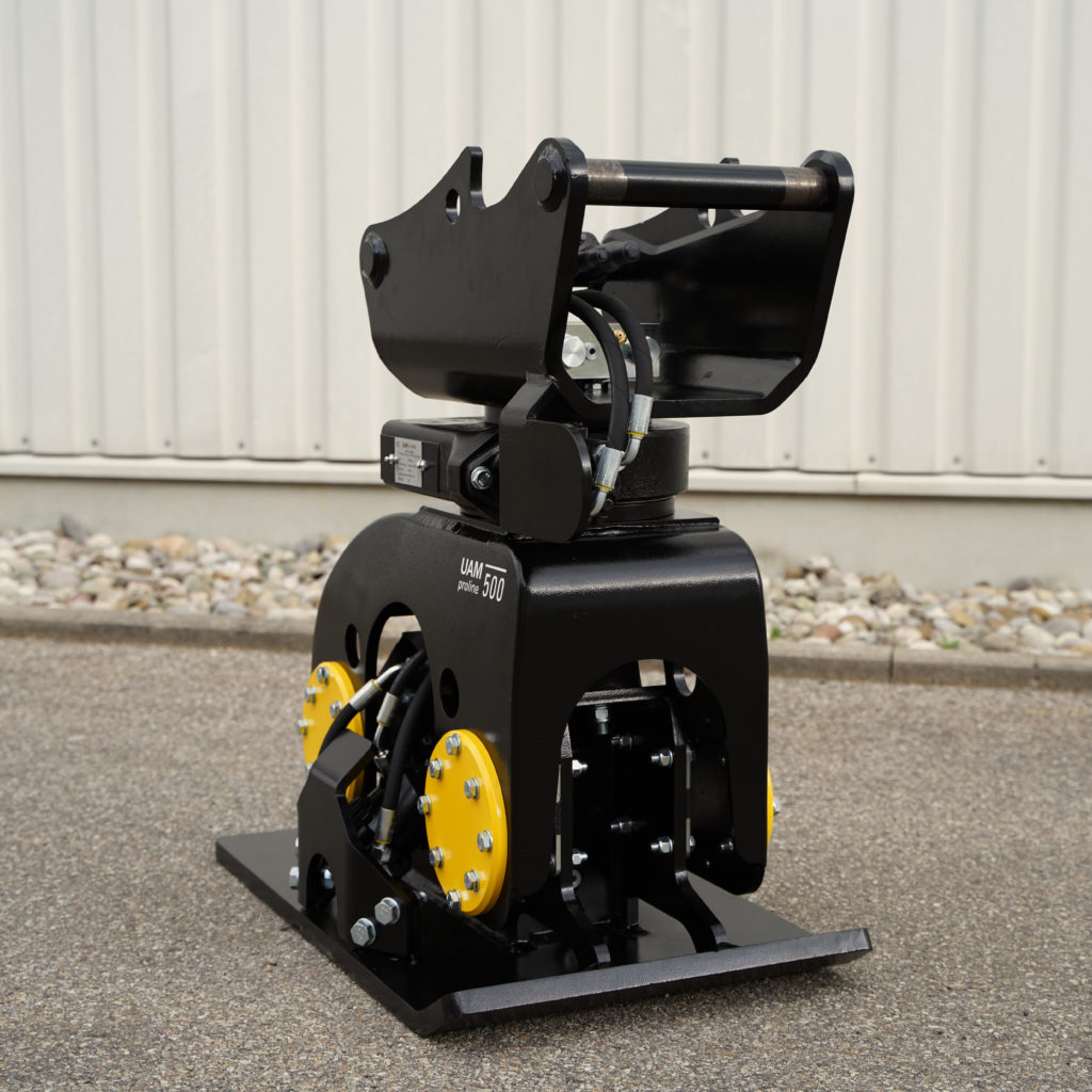 Anbauverdichter Bagger | Rüttelplatte | Verdichter Bagger UAM HD500