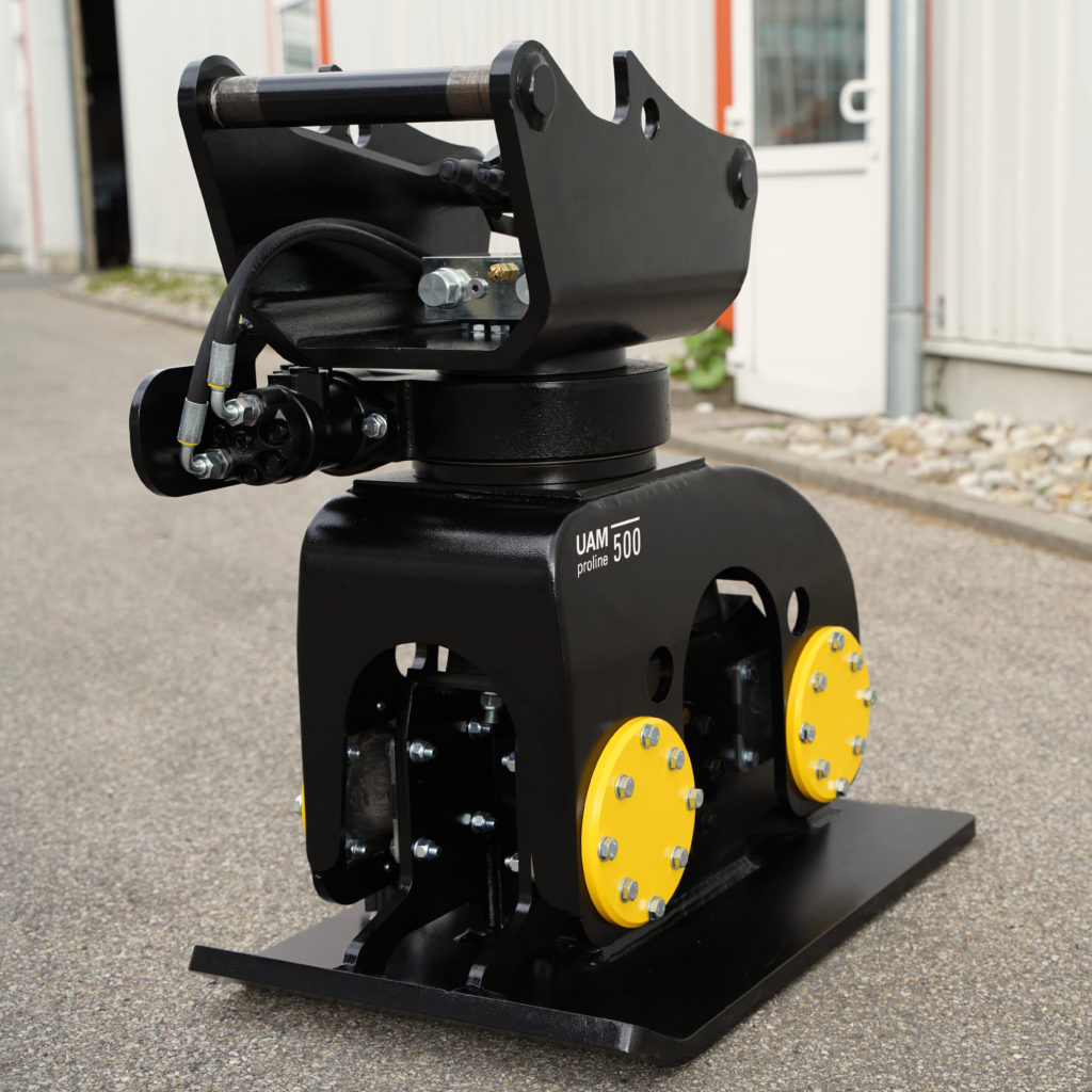 Anbauverdichter Bagger | Rüttelplatte | Verdichter Bagger UAM HD500
