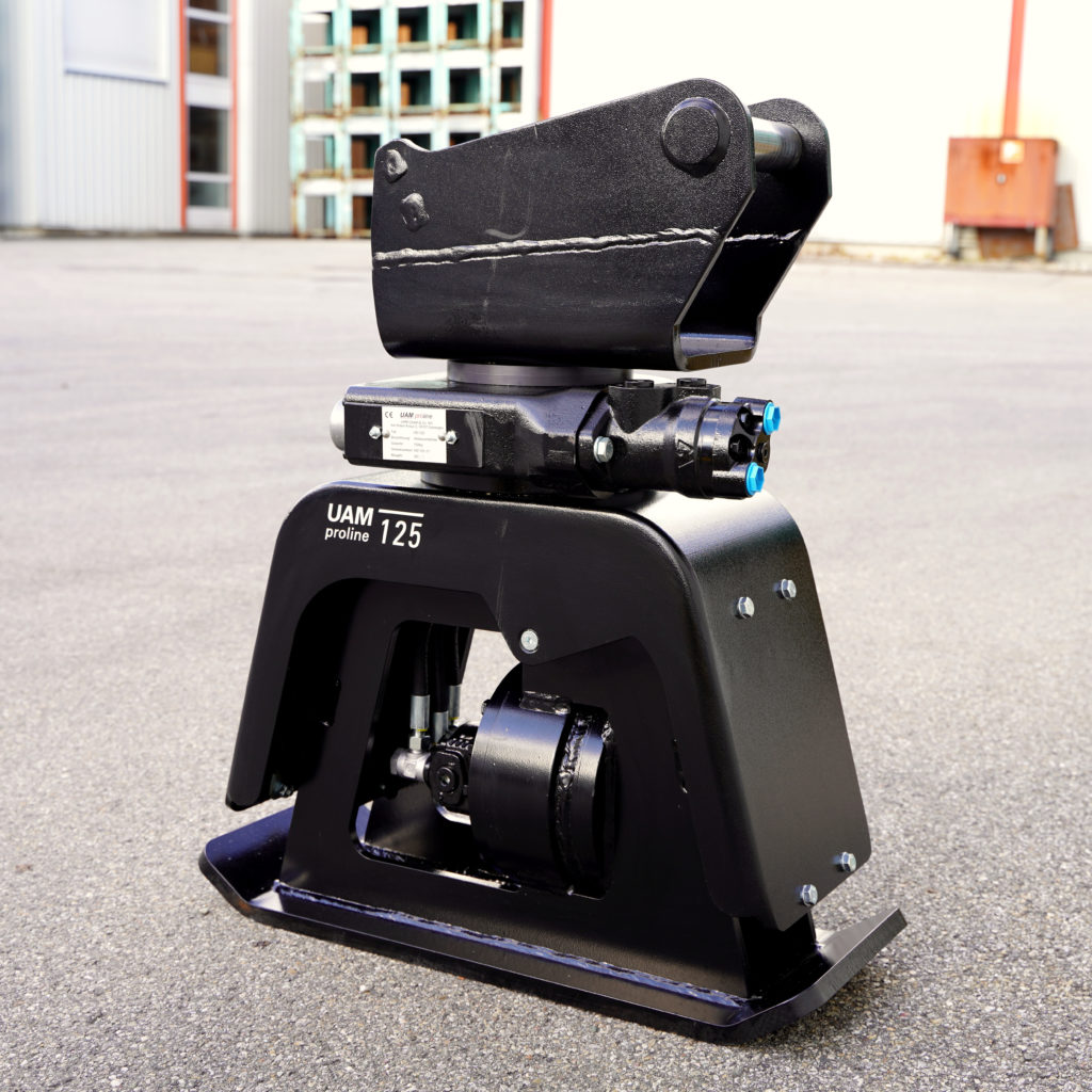 Anbauverdichter Bagger | Rüttelplatte | Verdichter Bagger UAM HD125
