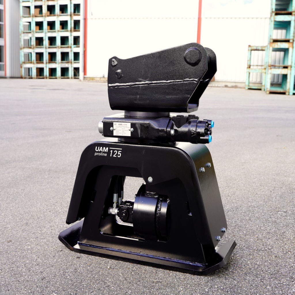 Anbauverdichter Bagger | Rüttelplatte | Verdichter Bagger UAM HD125