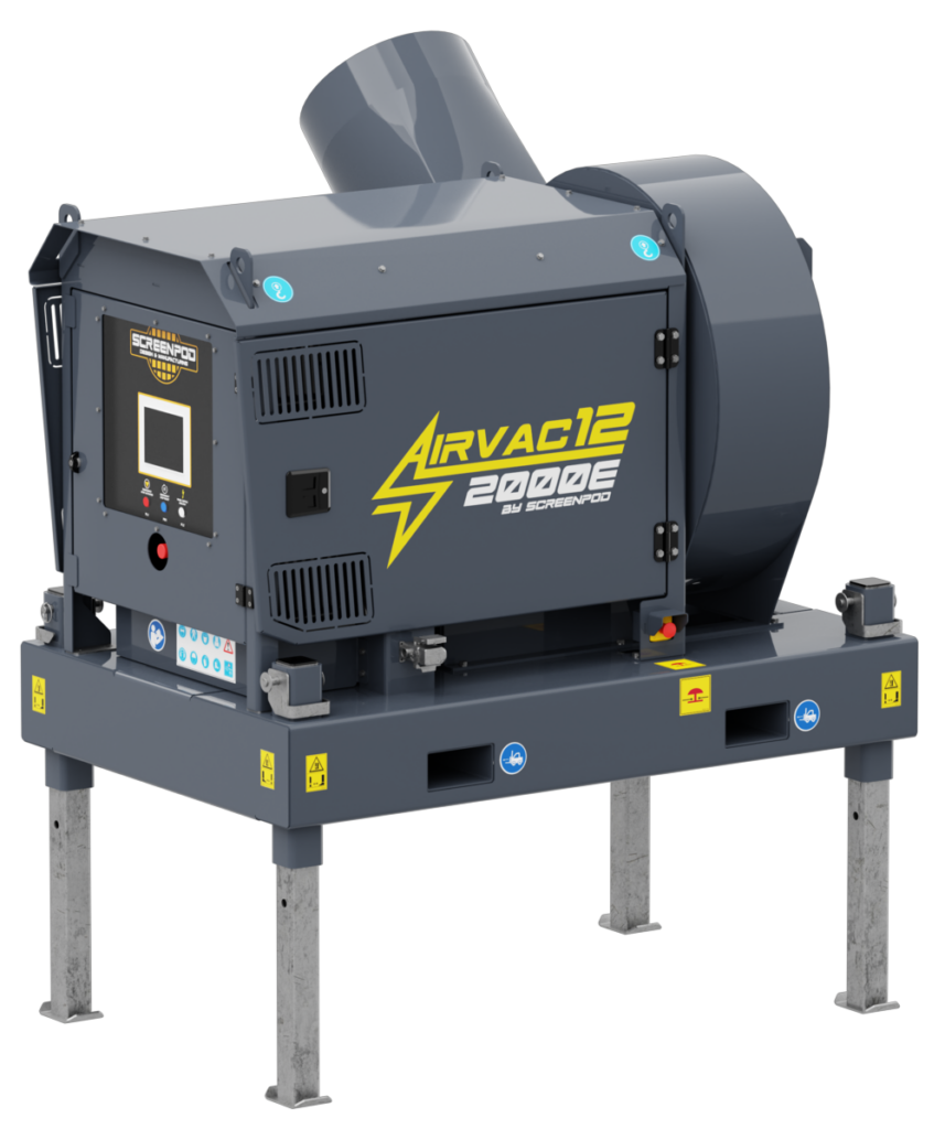 Hochleistungs-Sauggebläses Windsichter