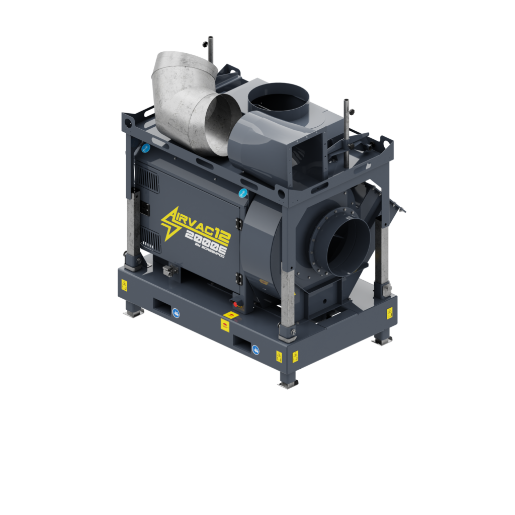 Hochleistungs-Sauggebläses Windsichter