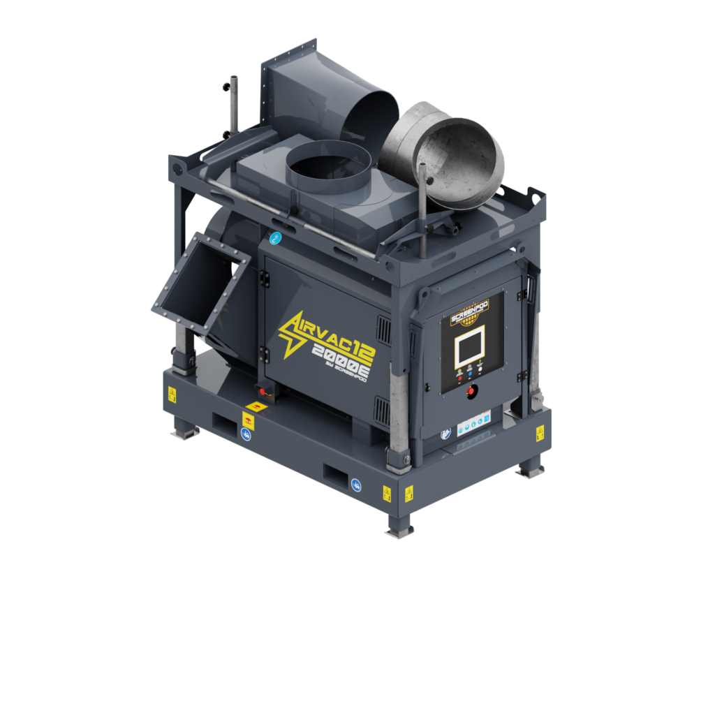 Hochleistungs-Sauggebläses Windsichter