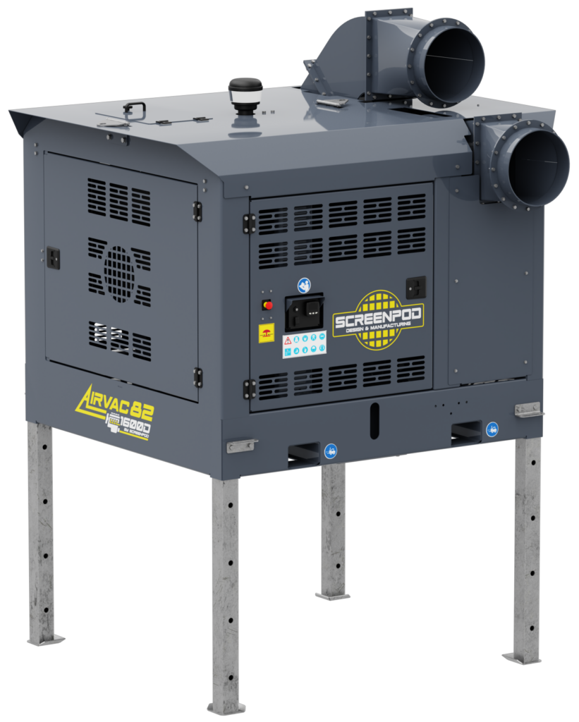Hochleistungs-Sauggebläses Windsichter