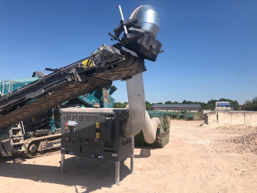 Hochleistungs-Sauggebläses Windsichter