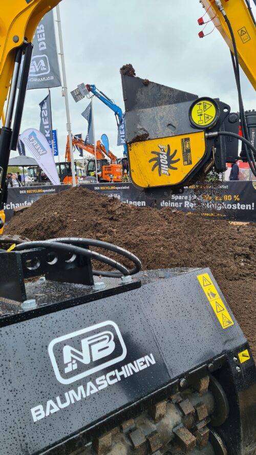 Bagger schaufel sieblöffel