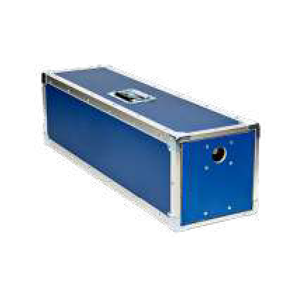 Transportbox für eine Lampe eines Lichtmasten für die Baustelle.