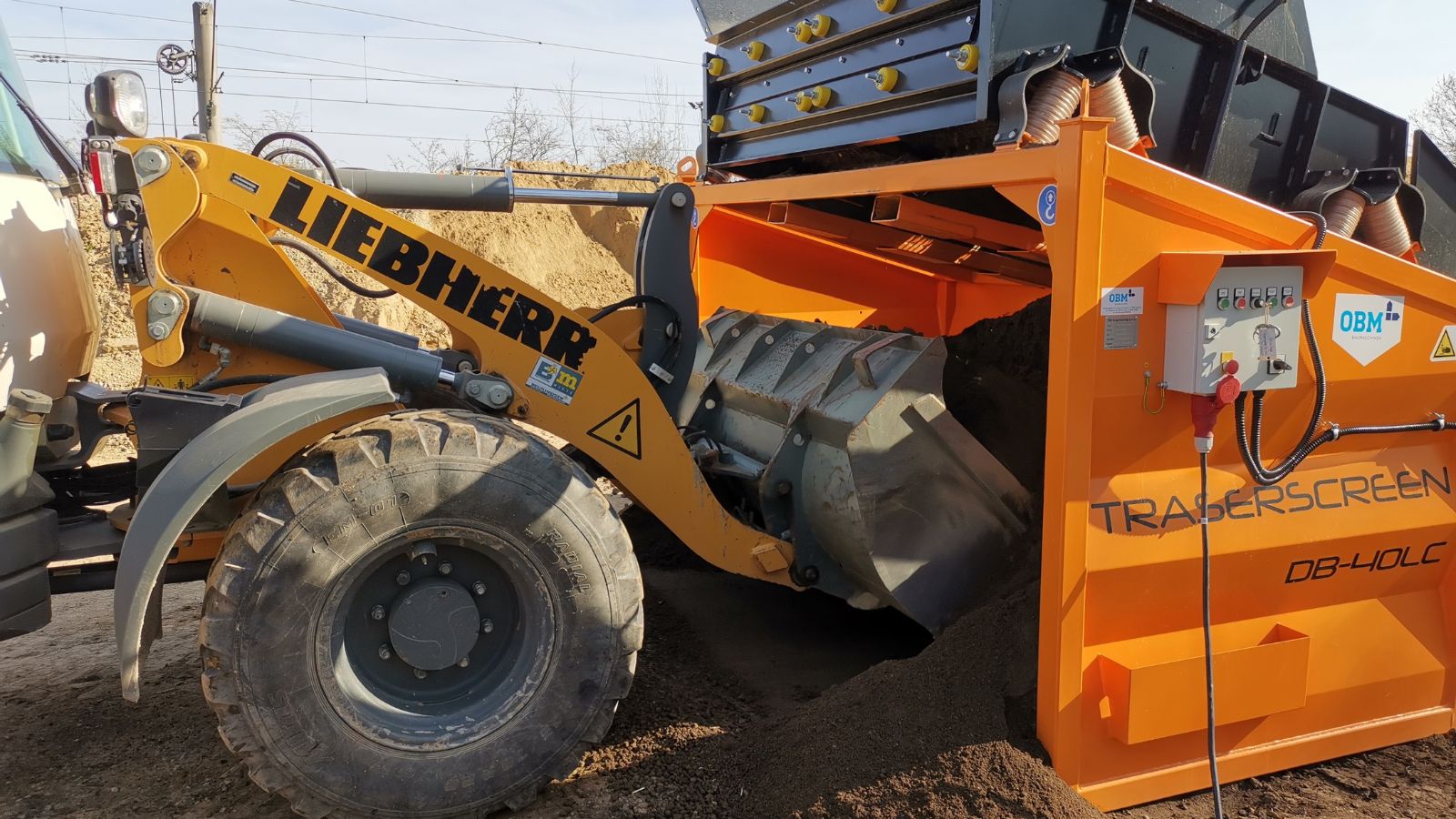 Siebanlage für Erde DB-40LC