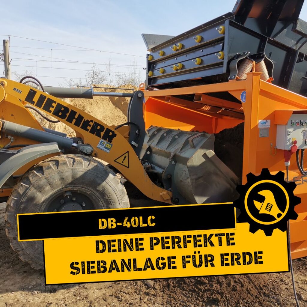 Siebanlage für Erde DB-40LC