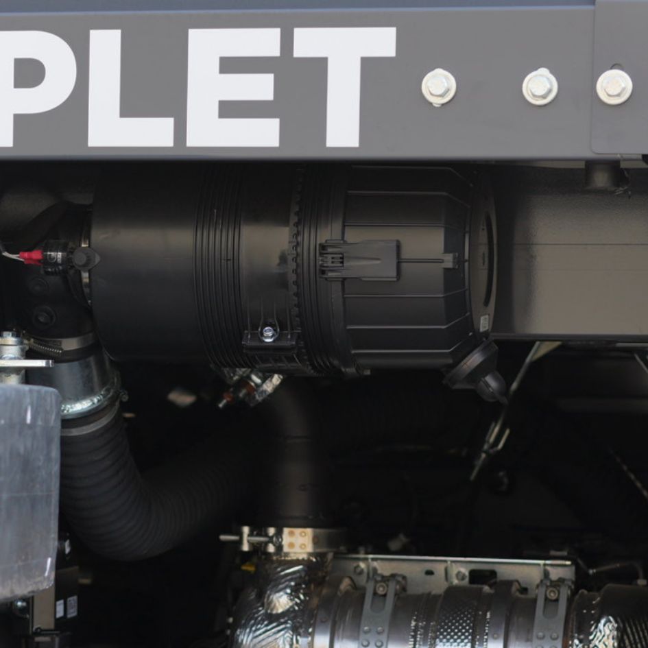 backenbrecher , auf kette , kettenmobil