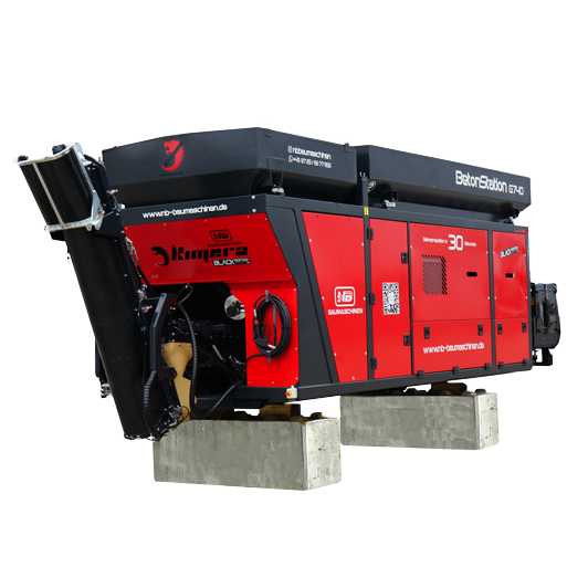 a red and black machine