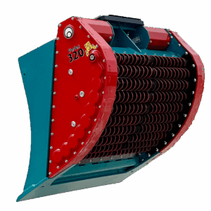 Sieblöffel <br> Vortex HD330 Schneckenwellen