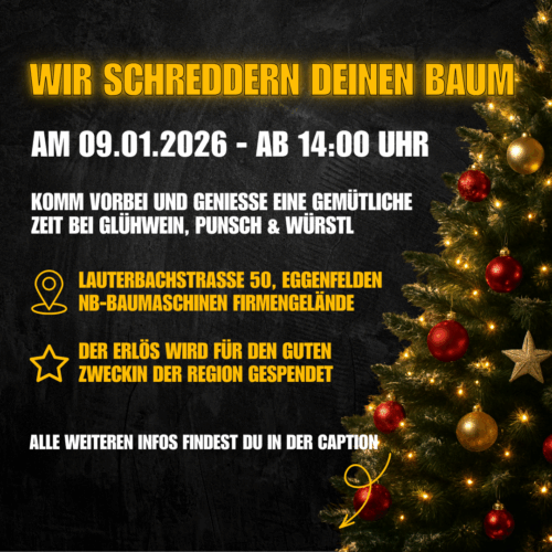 Weihnachtsbaum entsorgen war noch nie so einfach
